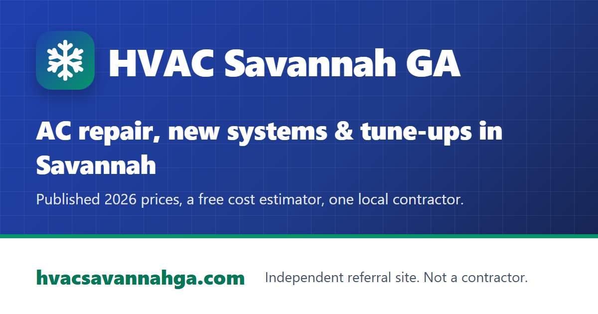Screenshot of hvacsavannahga.com